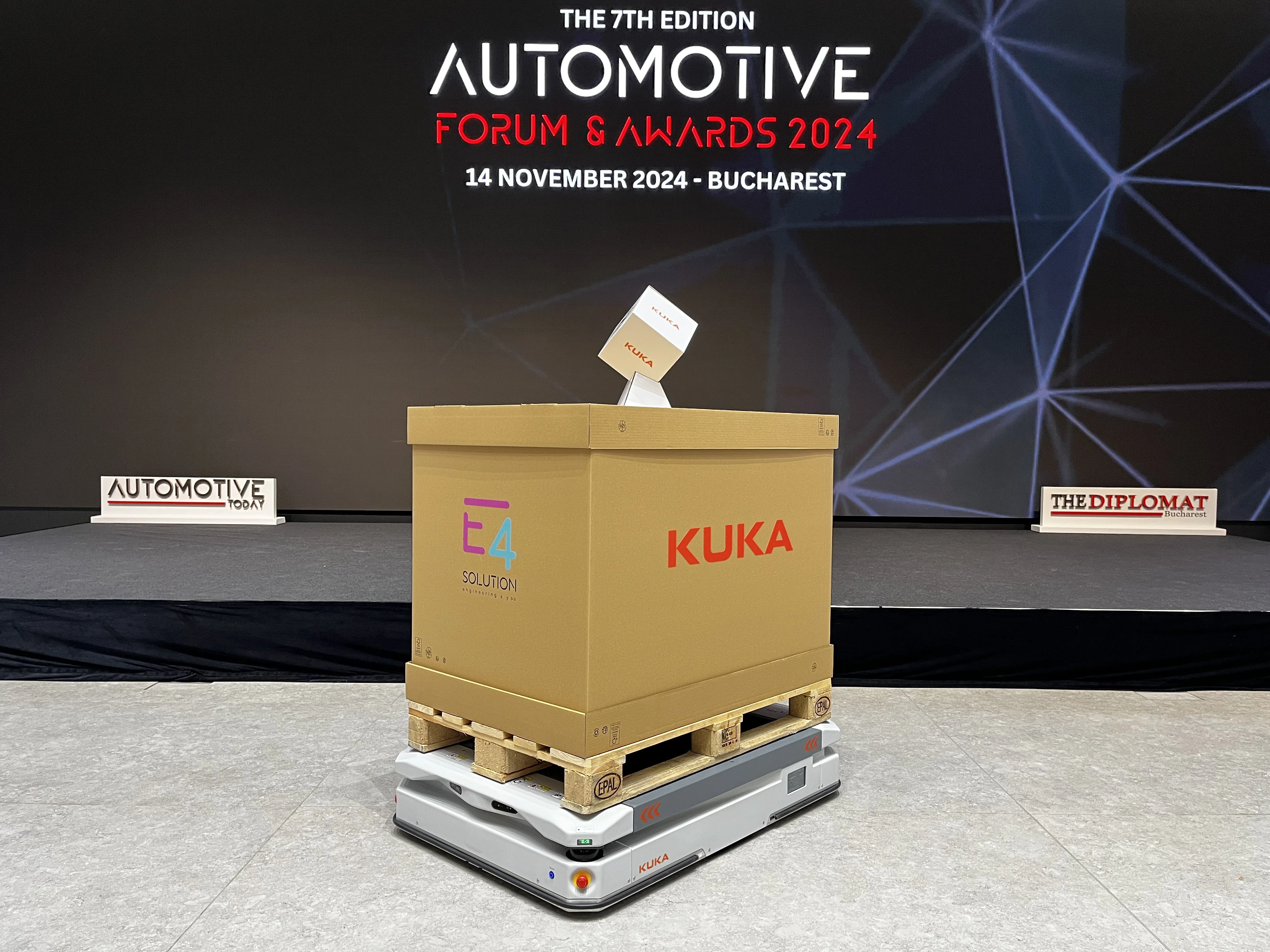 Automotive Forum Bucharest 2024 event, KUKA AMR presence